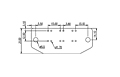 ESK150VM-XXP 0.591 Inch (in) Pitch Diameter Printed Circuit Board (PCB) Terminal Block - 3