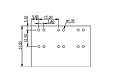 ESK150V-XXP 0.591 Inch (in) Pitch Diameter Printed Circuit Board (PCB) Terminal Block - 3