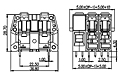 PDS-10S-XX 0.394 Inch (in) Pitch Diameter Printed Circuit Board (PCB) Terminal Block - 2