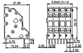 WKK500-XXP 0.197 Inch (in) Pitch Diameter Printed Circuit Board (PCB) Terminal Block - 2