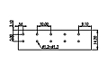 WKR100A-XXP 0.394 Inch (in) Pitch Diameter Printed Circuit Board (PCB) Terminal Block - 3