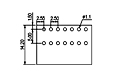 WKV250A-XXP 0.098 Inch (in) Pitch Diameter Printed Circuit Board (PCB) Terminal Block - 3