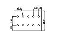 WSKA750S-XXP 0.295 Inch (in) Pitch Diameter Printed Circuit Board (PCB) Terminal Block - 3