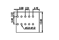 141R-XXP 0.1 Inch (in) Pitch Diameter Printed Circuit Board (PCB) Terminal Block - 3