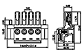 EC762HVNM-XXP 0.300 Inch (in) Pitch Diameter Printed Circuit Board (PCB) Connector-Plug - 2