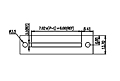 DT-25-A02W-XX 0.3 Inch (in) Pitch Diameter Single Row Barrier Terminal Block - 3