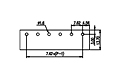 DT-25-B07W-XX 0.3 Inch (in) Pitch Diameter Single Row Barrier Terminal Block - 2