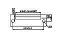 DT-29-A03W-XX 0.25 Inch (in) Pitch Diameter Single Row Barrier Terminal Block - 3