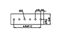 DT-29-B01W-XX 0.25 Inch (in) Pitch Diameter Single Row Barrier Terminal Block - 3