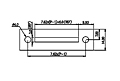 DT-2C-A02W-XX 0.3 Inch (in) Pitch Diameter Single Row Barrier Terminal Block - 3