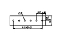 DT-35-B01W-XX 0.325 Inch (in) Pitch Diameter Single Row Barrier Terminal Block - 3