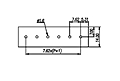 DT-2C-B01W-XX 0.3 Inch (in) Pitch Diameter Single Row Barrier Terminal Block - 3