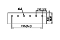 DT-2C-B07W-XX 0.3 Inch (in) Pitch Diameter Single Row Barrier Terminal Block - 3