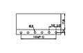 DT-2C-B14W-XX 0.3 Inch (in) Pitch Diameter Single Row Barrier Terminal Block - 3