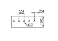 ELK508S-XXP 0.2 Inch (in) Pitch Diameter Printed Circuit Board (PCB) Terminal Block - 3