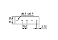 ESK750V-XXP 0.295 Inch (in) Pitch Diameter Printed Circuit Board (PCB) Terminal Block - 3