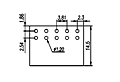 EC381CR-XXP 0.150 Inch (in) Pitch Diameter Printed Circuit Board (PCB) Connector Socket - 3