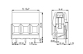 ESK116V-XXP 0.4 Inch (in) Pitch Diameter Printed Circuit Board (PCB) Terminal Block - 2