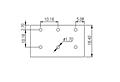 ESK116V-XXP 0.4 Inch (in) Pitch Diameter Printed Circuit Board (PCB) Terminal Block - 3