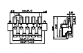 3ESDSRM-XXP 0.300 Inch (in) Pitch Diameter Printed Circuit Board (PCB) Connector-Plug - 2