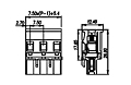 7ESDP-XXP 0.295 Inch (in) Pitch Diameter Printed Circuit Board (PCB) Connector-Plug - 2