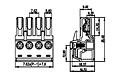 EC762HV-XXP 0.300 Inch (in) Pitch Diameter Printed Circuit Board (PCB) Connector-Plug - 2